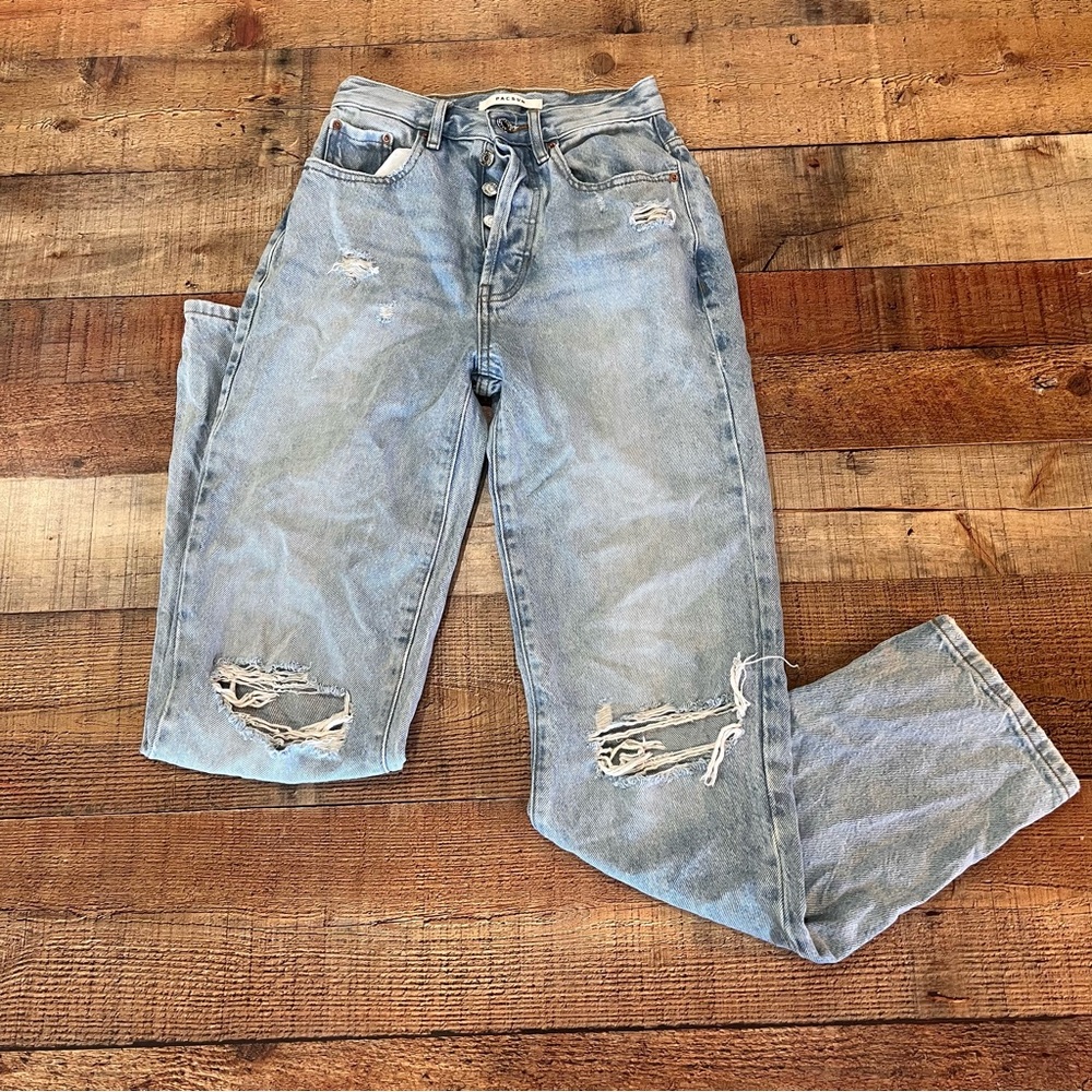 PacSun Light Blue Distressed Women Jeans